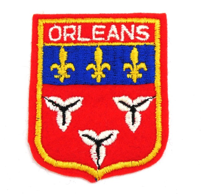 Ecusson brodé ville Orléans