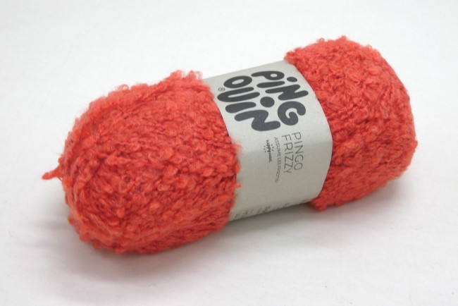 P1020821 Laine Pingouin Pingo Frizzy corail