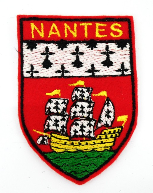 Blason écusson brodé  ville NANTES