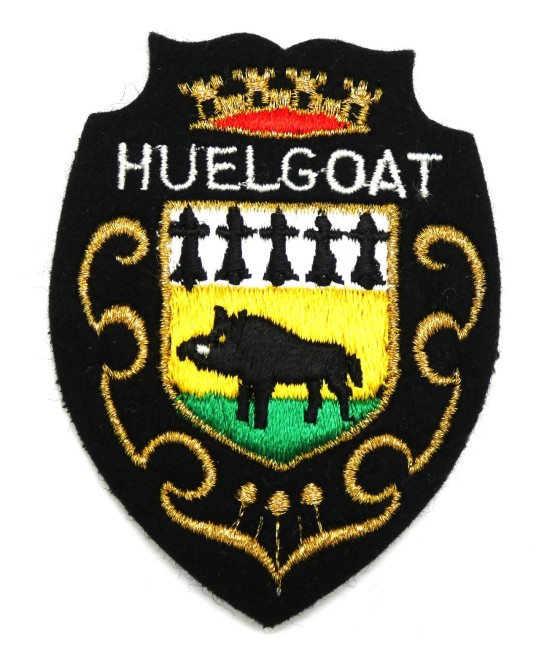 Ecusson brodé ville Huelgoat