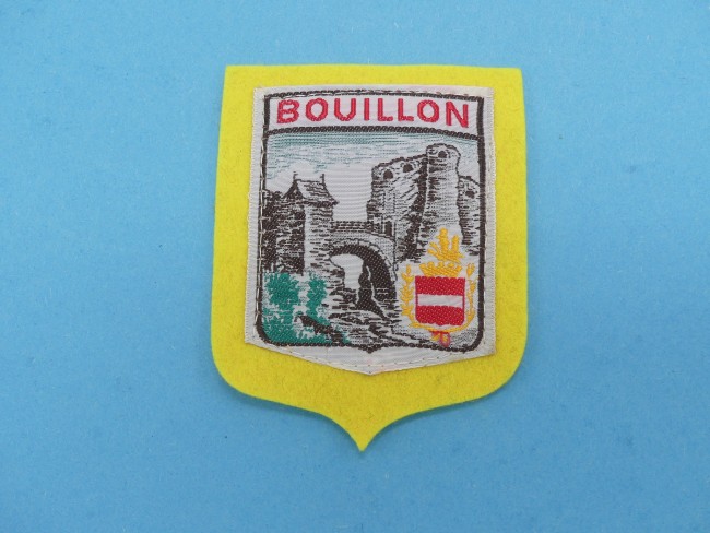 Ecusson brodé ville BOUILLON 
