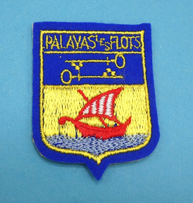 Ecusson brodé Palavas Les flots