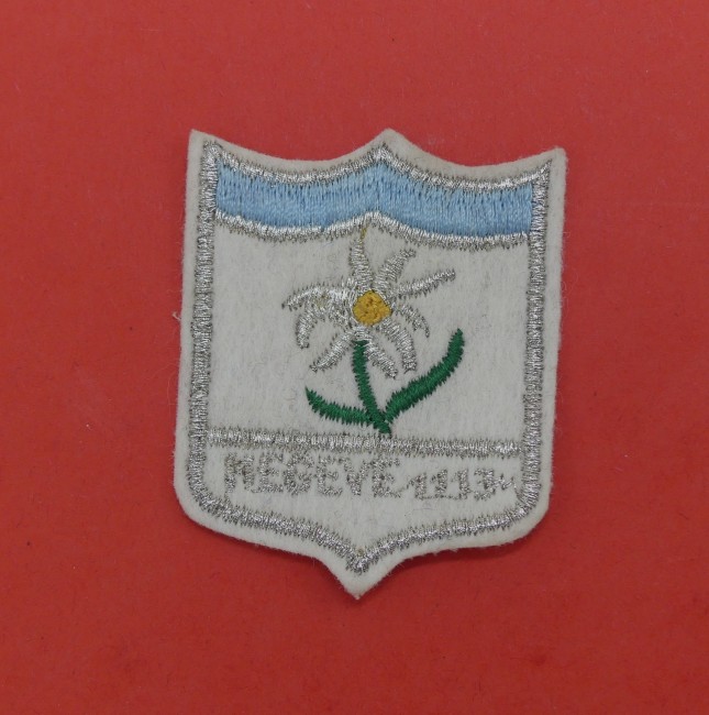 P1220950 Ecusson brodé ville Megève 1113M