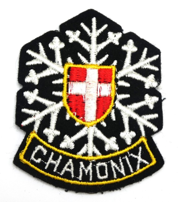 P1090568 Ecusson flocon neige brodé CHAMONIX