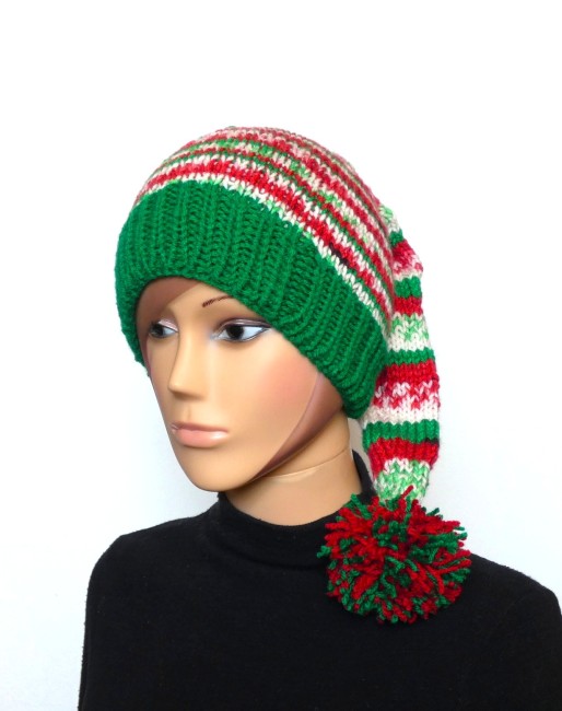 Bonnet lutin de Noël happy christmas