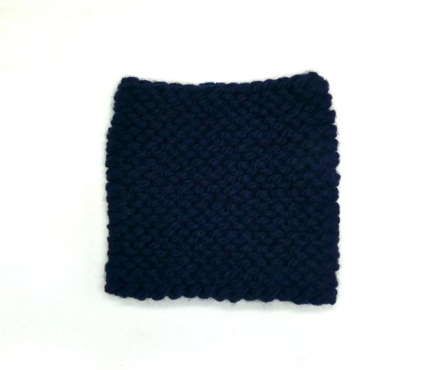 Tour de cou femme bleu marine 