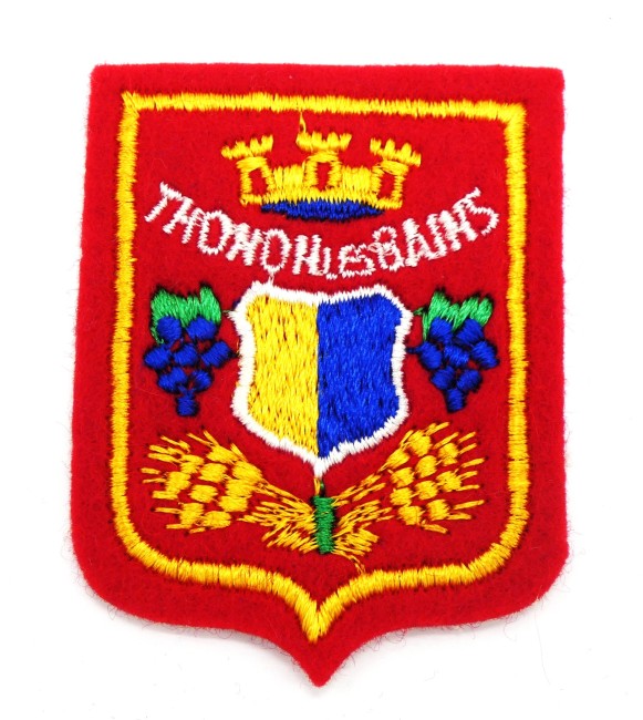 Ecusson brodé ville Thonon Les Bains