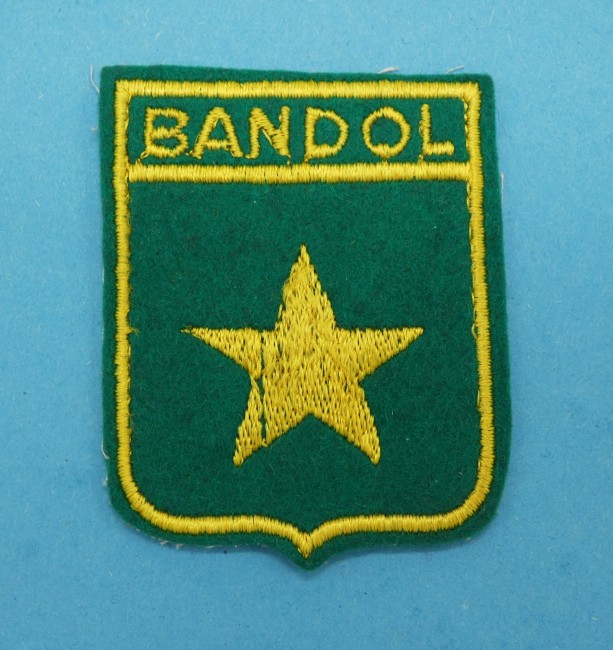 Ecusson brodé ville BANDOL 