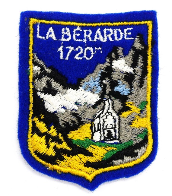 Ecusson brodé La Berarde 1720 m