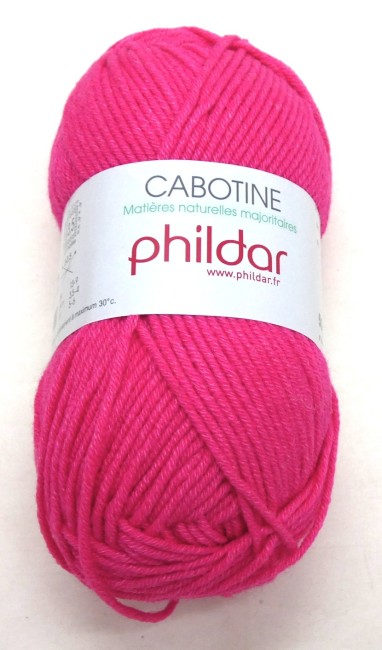 P1030913 Fil coton Phildar Cabotine rose Bengale