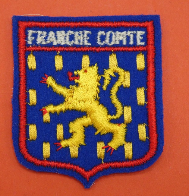 Ecusson brodé ville FRANCHE COMTE