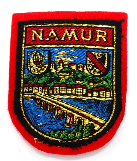 Ecusson brodé ville NAMUR 