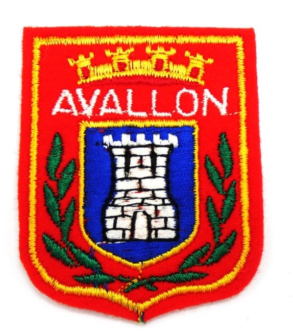 Ecusson brodé ville AVALLON 
