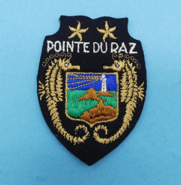 Ecusson meresse brodé Pointe du Raz 
