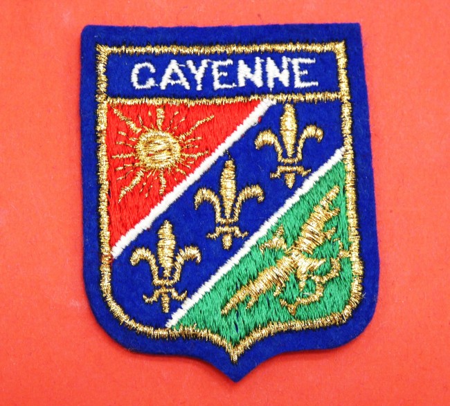 Ecusson brodé ville CAYENNE 