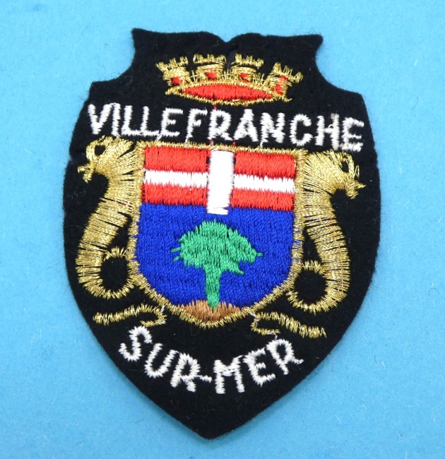 P1110544 Ecusson brodé Villefranche sur Mer