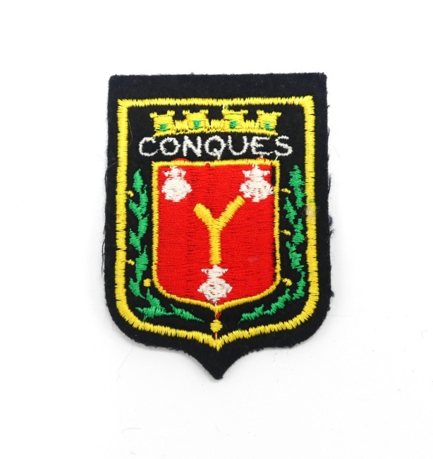 Ecusson brodé ville Conques