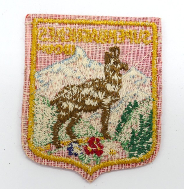 Ecusson brodé ville Superbagneres 1800 