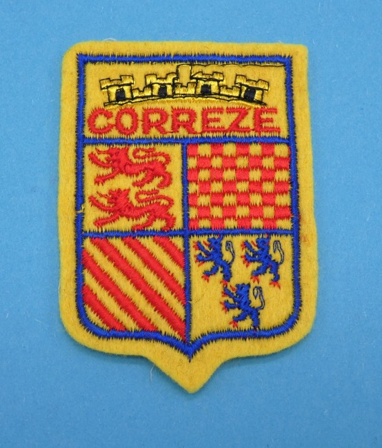 Ecusson brodé ville Correze