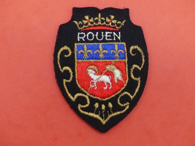 Ecusson brodé ville Rouen 