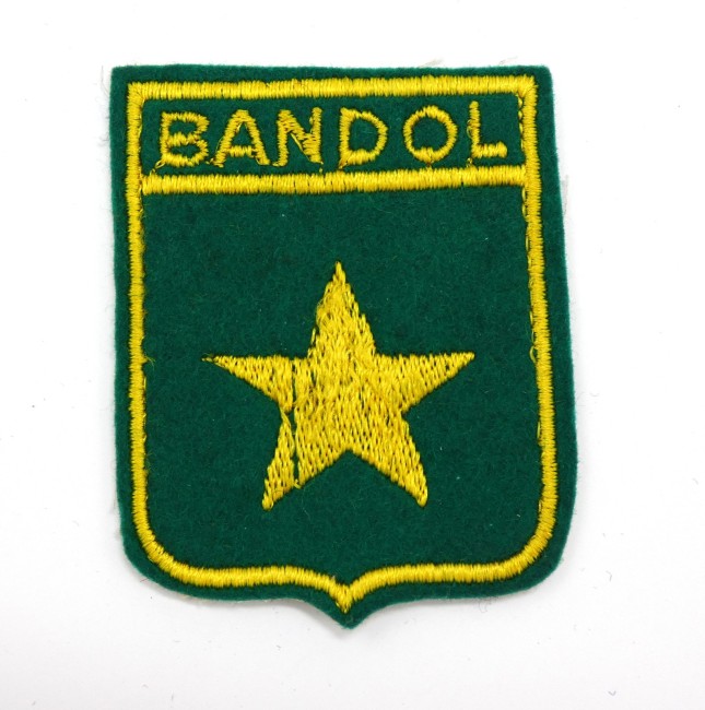 Ecusson brodé ville BANDOL 