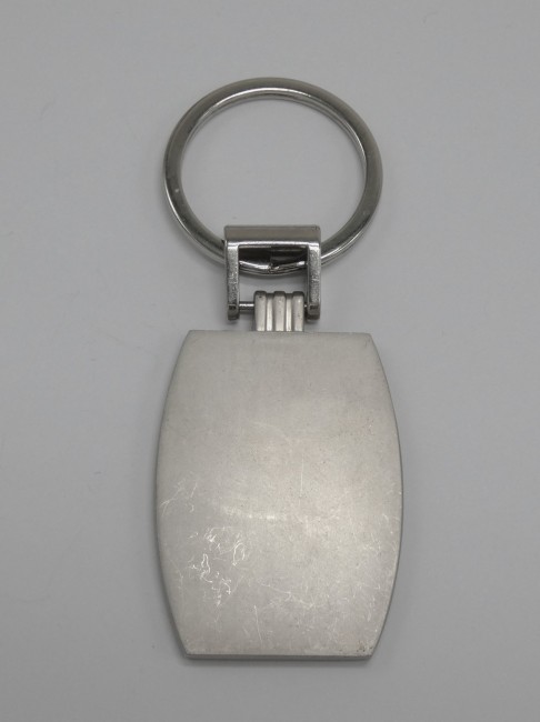 Porte clé gris métal collection ville SWITZERLAND ( plaque  5 cm X 3,5 cm ) 