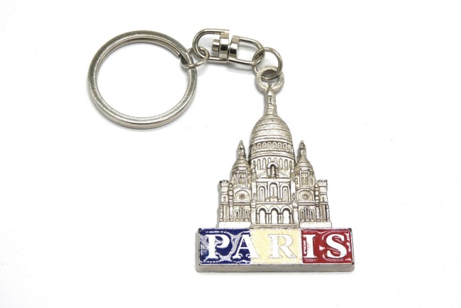 Ancien Porte clé métal sacré coeur PARIS 