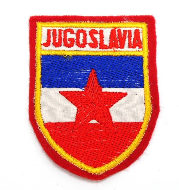 Ecusson brodé pays JUGOSLAVIA 