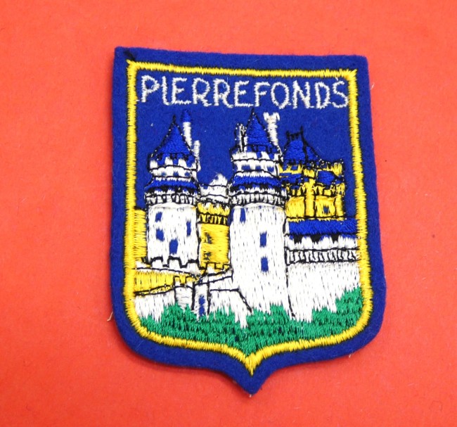 Ecusson brodé ville Pierrefonds