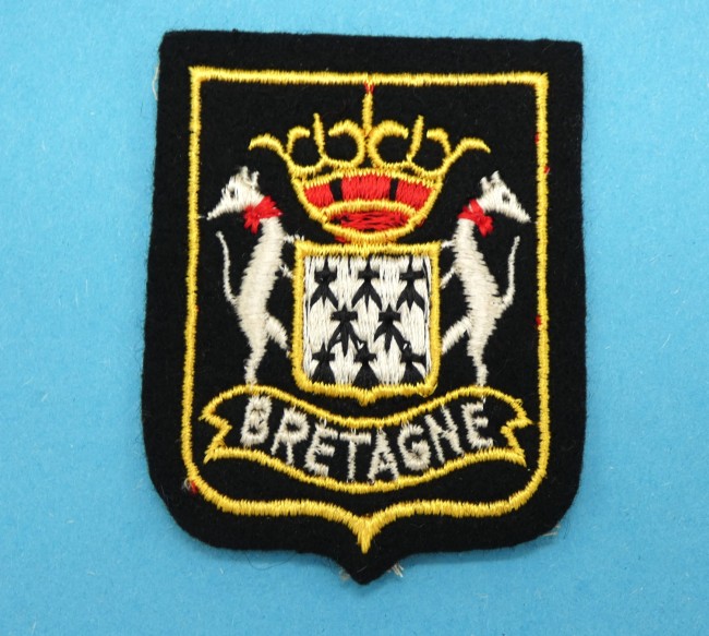 Ecusson feutrine brodé Bretagne
