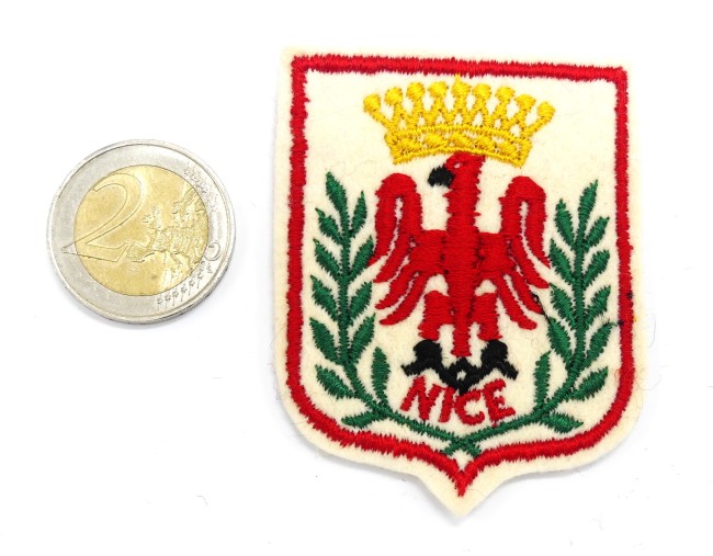 Ecusson aigle royal brodé ville Nice