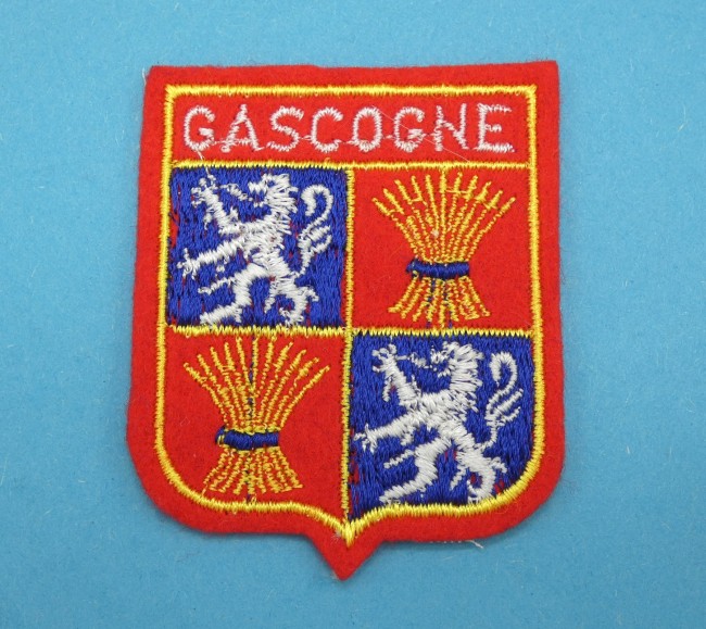 Ecusson brodé ville Gascogne