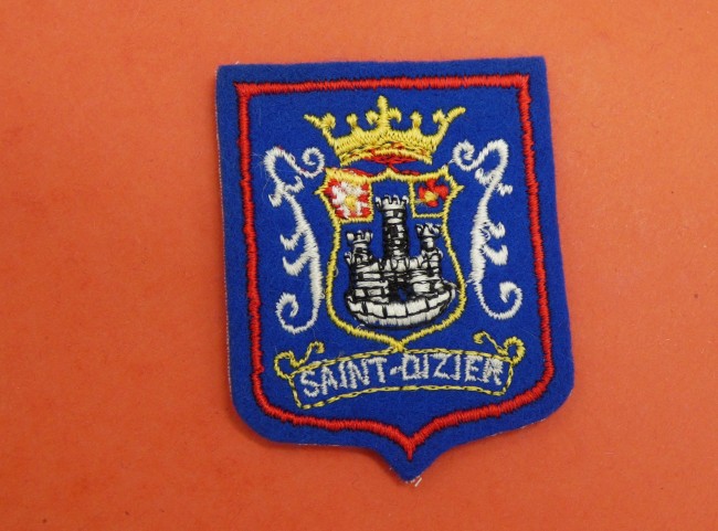 Ecusson brodé ville Saint - Dizier