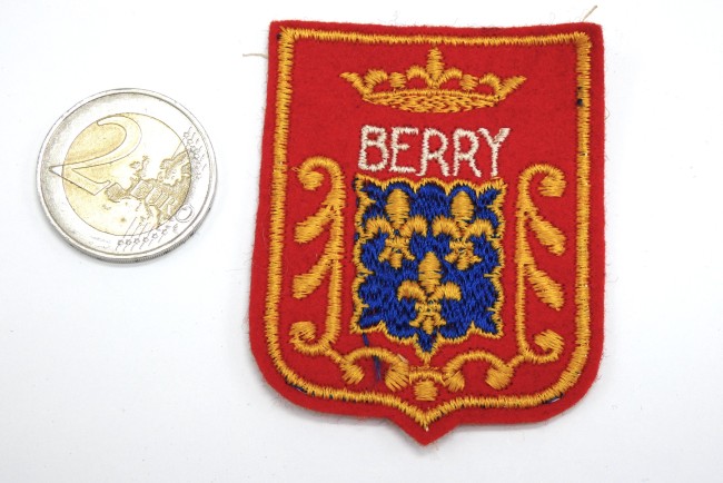 Ecusson brodé ville BERRY