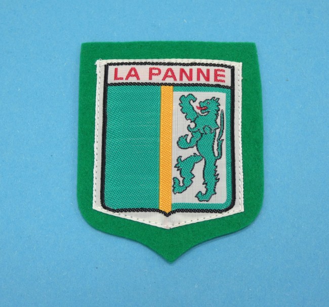 Ecusson brodé ville LA PANNE 