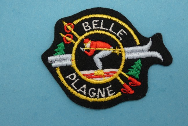 Ecusson brodé montagne BELLE PLAGNE 