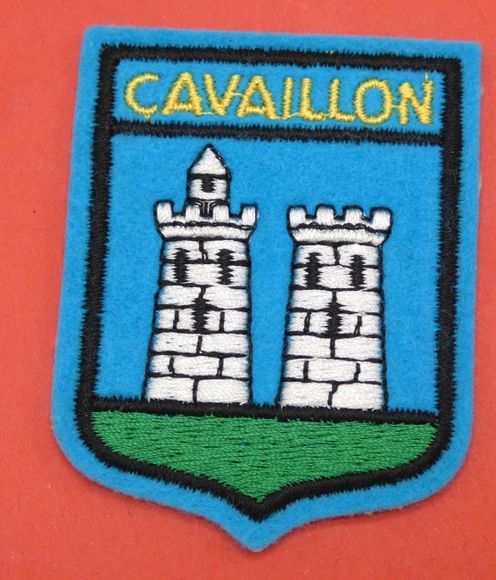 Ecusson brodé ville CAVAILLON 