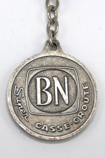 PORTE CLÉ MÉTAL SUPER CASSE CROUTE BN THOMAS STAFFORD GEMINI 9 COSMONAUTE