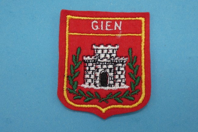 Ecusson brodé ville Gien 