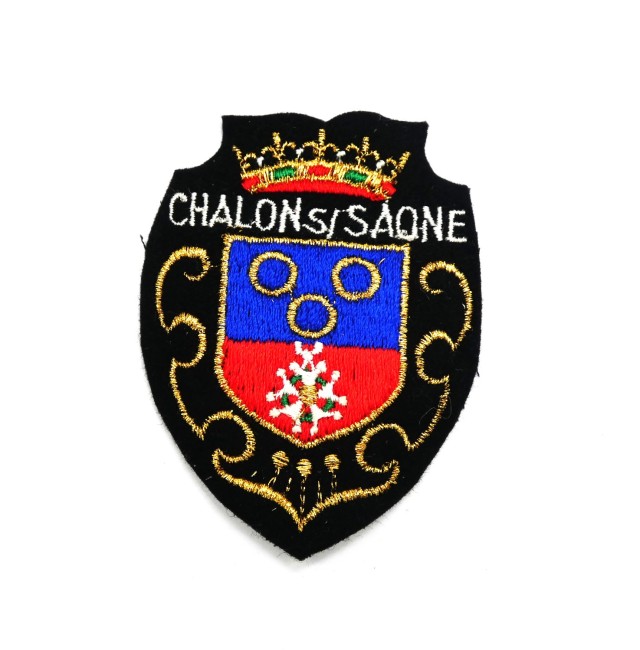 Ecusson meresse brodé ville Chalon sur Saône