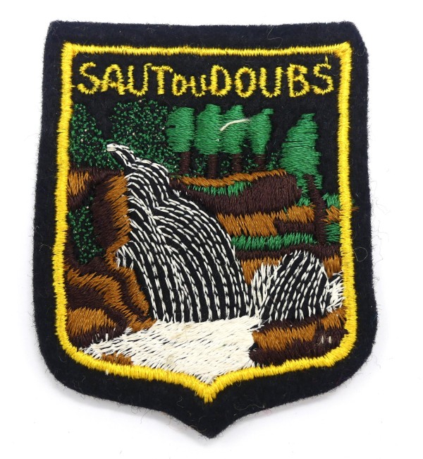 Ecusson brodé Saut du Doubs