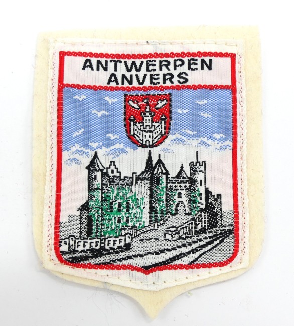 Ecusson brodé ANTWERPEN ANVERS 