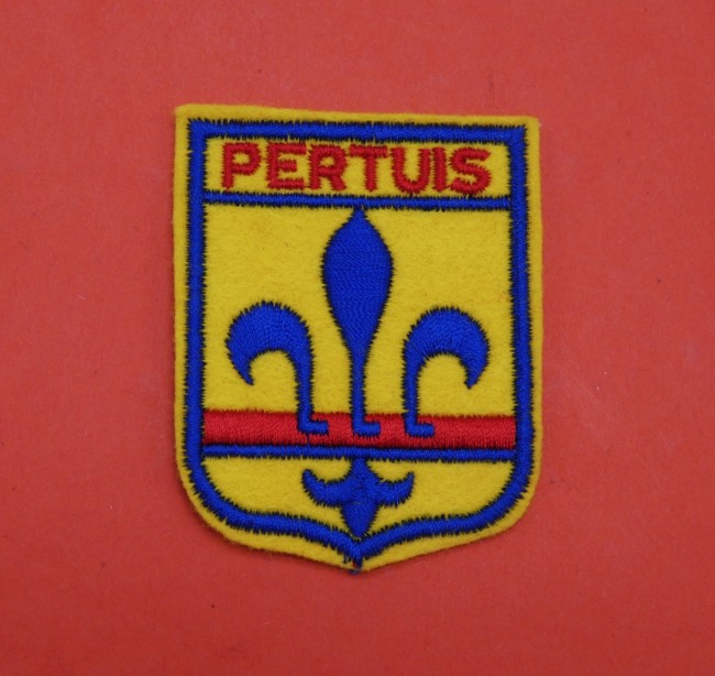 Ecusson brodé ville PERTUIS