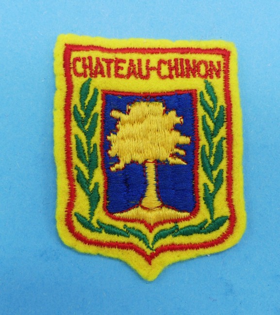 Ecusson brodé ville Château - Chinon 