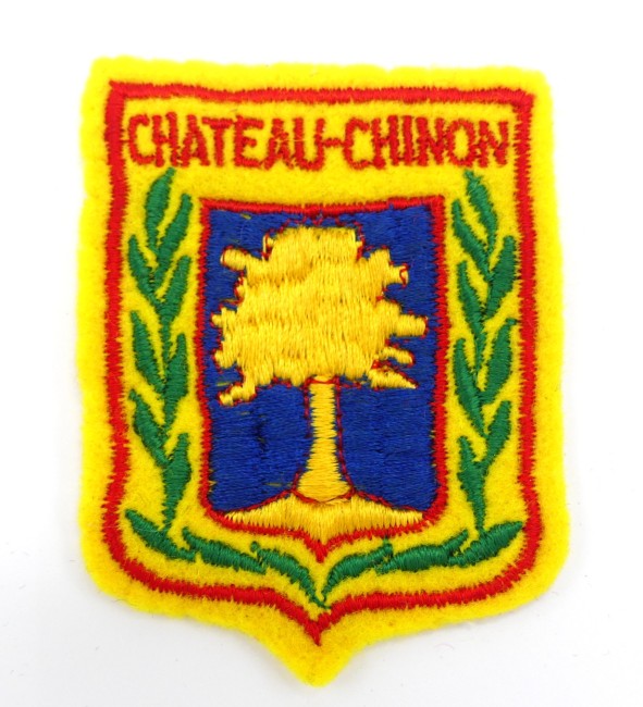 Ecusson brodé ville Château - Chinon 