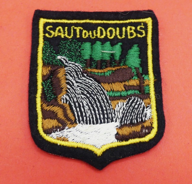 Ecusson brodé Saut du Doubs