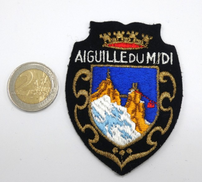 Ecusson meresse brodé aiguille du midi 