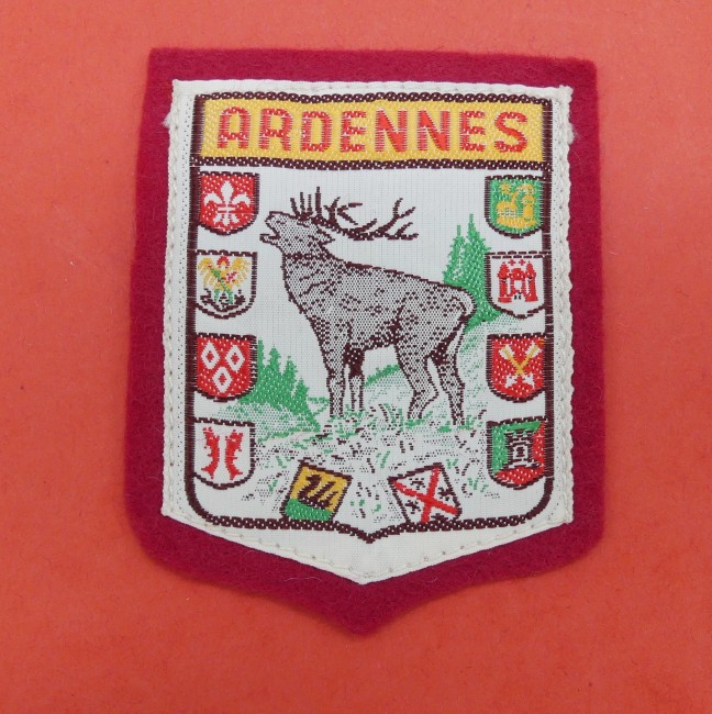 Ecusson brodé ville Ardennes  