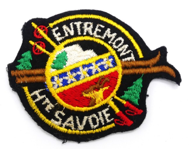 Ecusson brodé ville Entremont Hte Savoie 