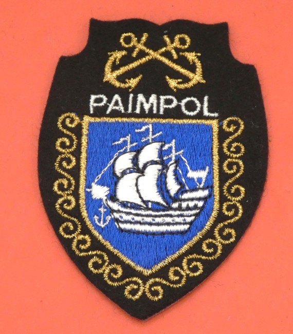 Ecusson ville brodé PAIMPOL 